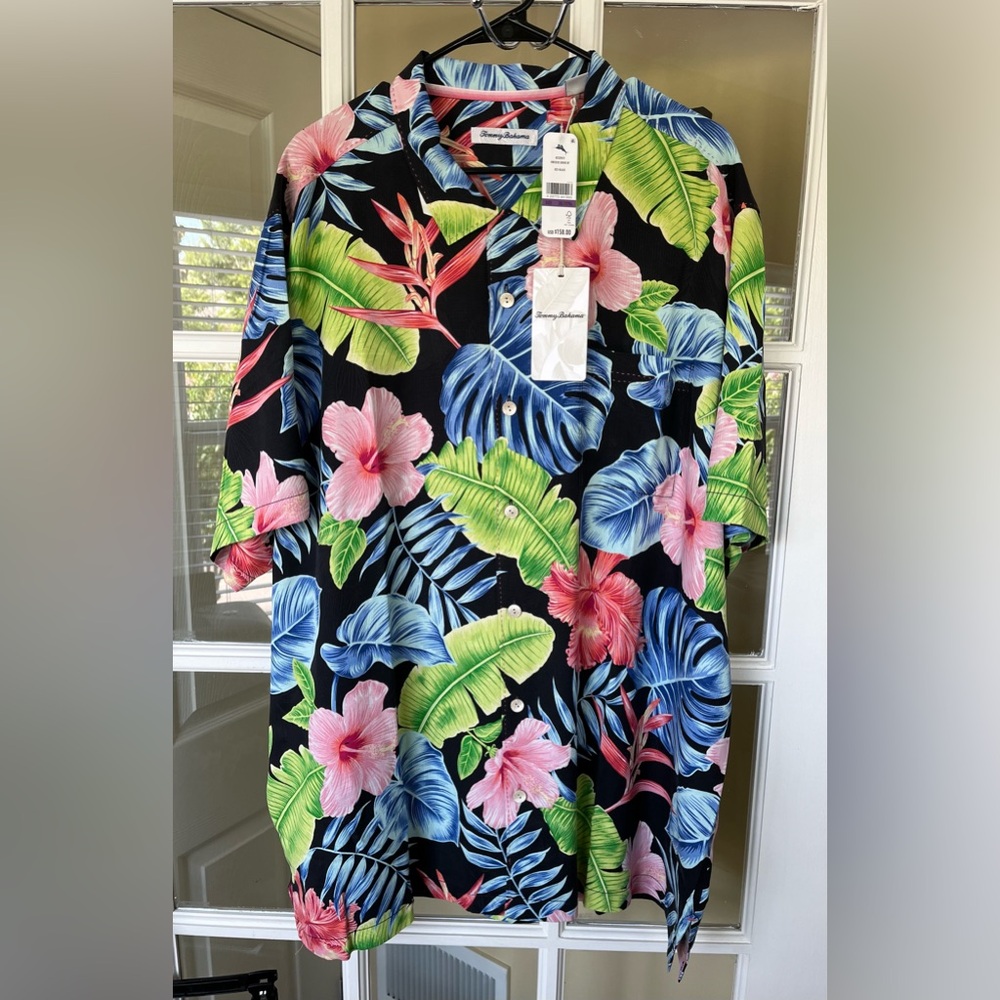 Tommy Bahama 100% Silk Camp Shirt